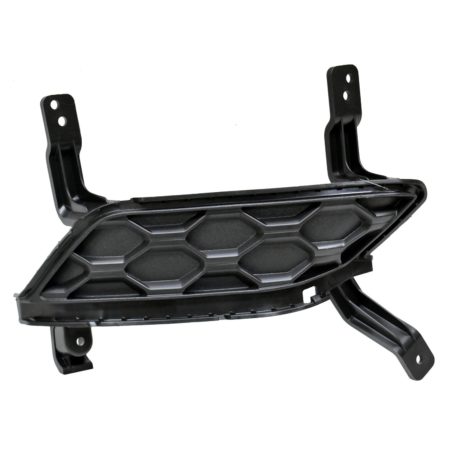 Right Front bumper insert SE; Fog Lamp Opening Cover; w/o Fog Lamps - HYUNDAI SANTA FE 2019-2020