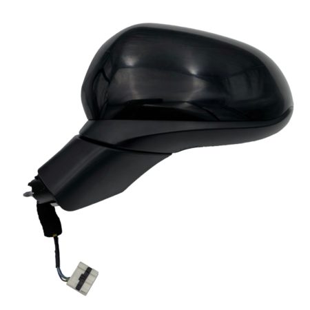 Left Mirror outside rear view Non-Heated; Textured Black - HYUNDAI SANTA FE 2019-2020