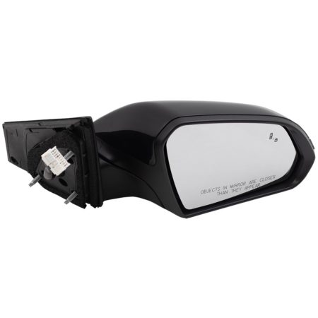 Right Mirror outside rear view Heated; w/Blind Spot Detection; w/o Memory; w/Signal Lamp; Matte Black; PTM - HYUNDAI SONATA 2018-2019