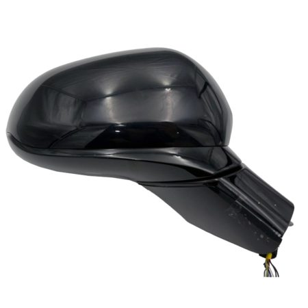 Right Mirror outside rear view Heated; w/o Signal Lamp; Textured Black - HYUNDAI SANTA FE 2019-2020