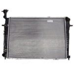 Radiator assembly w/2.0L engine; w/auto trans; w/manual air cond - HYUNDAI TUCSON 2005-2006