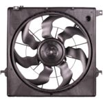 Radiator cooling fan assy 2.0L; w/Turbo - HYUNDAI SANTA FE SPORT 2013-2018