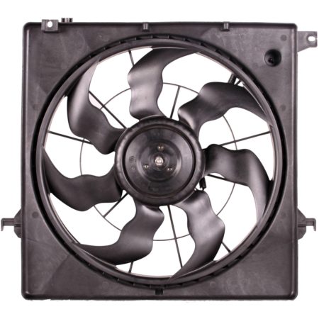 Radiator cooling fan assy 2.0L; w/Turbo - HYUNDAI SANTA FE SPORT 2013-2018