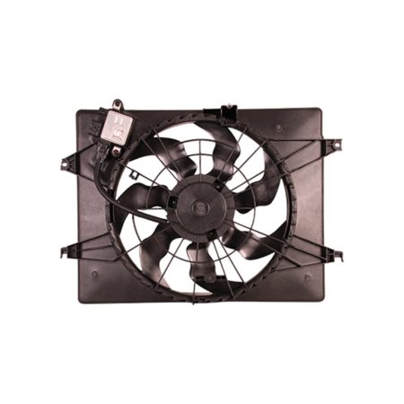 Radiator cooling fan assy Exc HYBRID; 2.4L; A/T - HYUNDAI SONATA 2011-2013