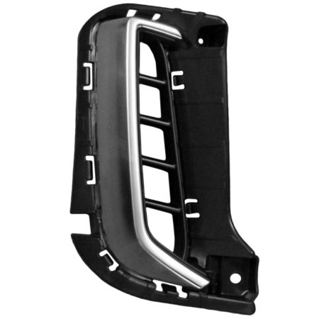 Right Front bumper insert LX; w/Chrome Moulding - KIA TELLURIDE 2020-2022