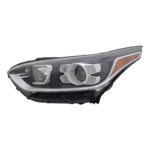 Left Headlamp assy composite EX|S; Sedan; Halogen - KIA FORTE 2019-2021
