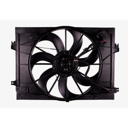 Radiator cooling fan assy includes motor/blade/shroud; w/2.0L engine - HYUNDAI TUCSON 2005-2009