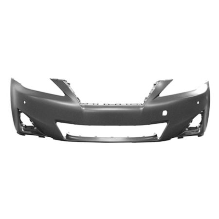 Front bumper cover w/o Headlamp Washers; w/Park Distance Sensors; prime - LEXUS IS250 2011-2013