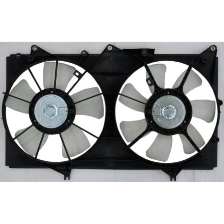 Radiator cooling fan assy includes motors/blades/shroud - LEXUS ES330 2004-2005