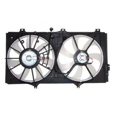 Radiator cooling fan assy Dual Fan Assembly; w/Towing Pkg - TOYOTA VENZA 2009-2016