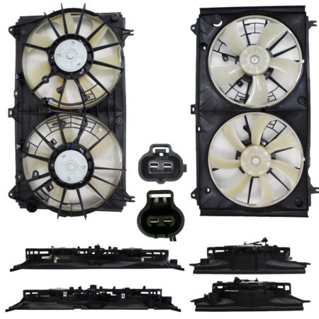Radiator cooling fan assy 4.6L; Motor/Blade/Shroud Assy - LEXUS GS460 2008-2011