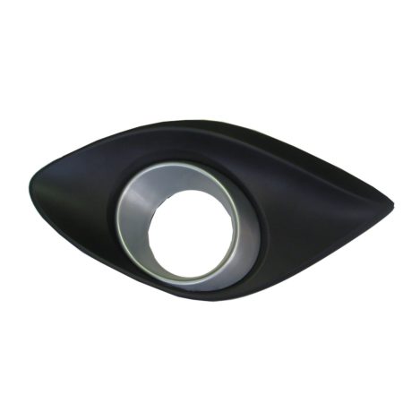 Left Front bumper insert Fog Lamp Bezel; w/Fog Lamps - MAZDA 2 2011-2014