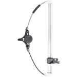 Left Rear door glass regulator Power; Regulator Only - MAZDA 3 2010-2013