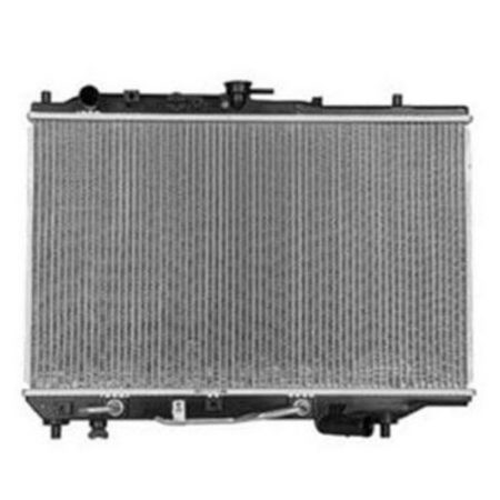 Radiator assembly FWD; w/auto trans; w/1.6L engine - MAZDA PROTEGE 1990-1994