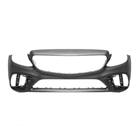 Front bumper cover A205; Conv; w/AMG Styling Pkg; w/o Sur View; w/o Active Park Assist; prime - MERCEDES-BENZ C300 2019-2023