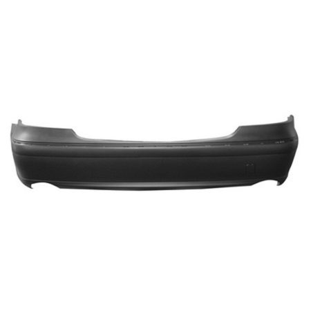 Rear bumper cover BLUETEC; w/o AMG Styling Pkg; w/Sport Pkg; w/o Parktronic; prime - MERCEDES-BENZ E320 2007-2009