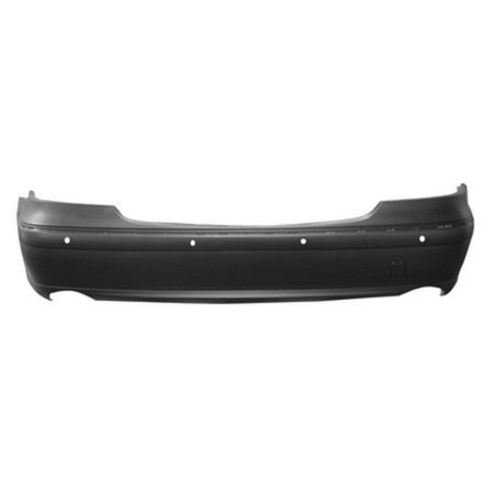 Rear bumper cover BLUETEC; w/o AMG Styling Pkg; w/Sport Pkg; w/Parktronic; prime - MERCEDES-BENZ E320 2007-2009