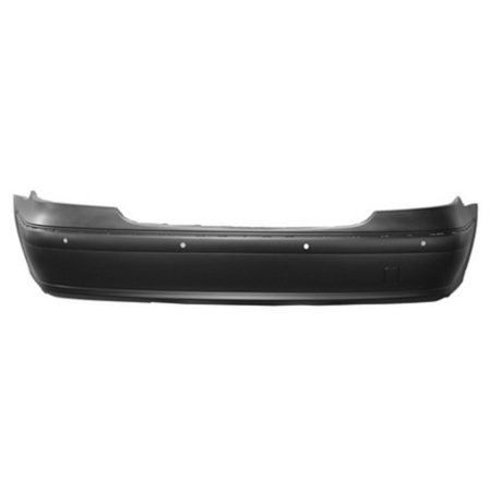 Rear bumper cover BLUETEC; w/o AMG Styling Pkg; w/o Sport Pkg; w/Parktronic; prime - MERCEDES-BENZ E320 2007-2009