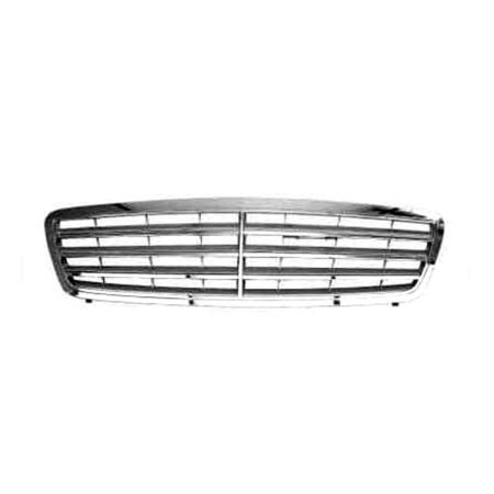 Grille assy silver; avantgarde/elagance package - MERCEDES-BENZ C350 2006-2007