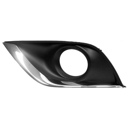 Left Front bumper insert Fog Lamp Bezel; w/Fog Lamps - NISSAN VERSA 2015-2018
