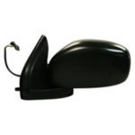 Left Mirror outside rear view black; to 12-98; heated; w/power - NISSAN PATHFINDER 1999-1999