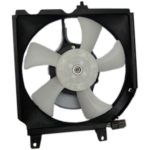 Condenser fan includes motor/blade/shroud; w/1.6L engine; w/auto trans - NISSAN SENTRA 1991-1994