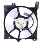 Radiator cooling fan assy includes motor/blade/shroud; w/1.6L engine; Mexico built - NISSAN SENTRA 1998-1999