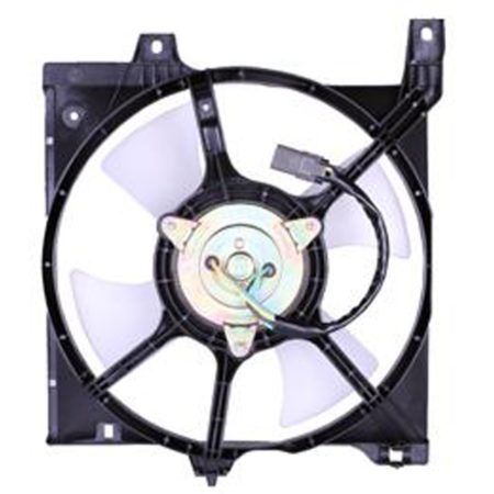 Radiator cooling fan assy includes motor/blade/shroud; w/1.6L engine; Mexico built - NISSAN SENTRA 1998-1999