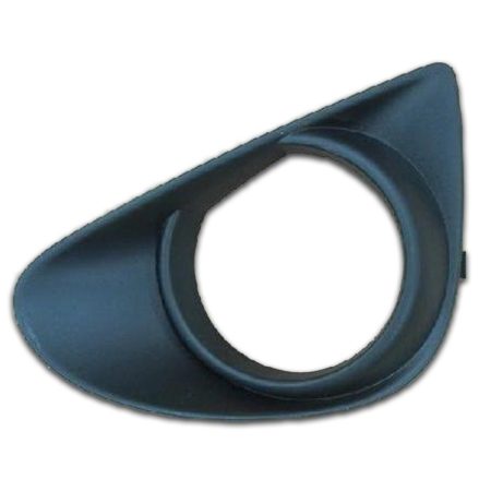 Left Front bumper insert CE|L|LE; Fog Lamp Bezel; w/Fog Lamps - TOYOTA YARIS 2012-2013