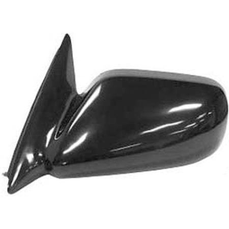 Left Mirror outside rear view Japan built; power remote; heated; black - TOYOTA CAMRY 1997-2001