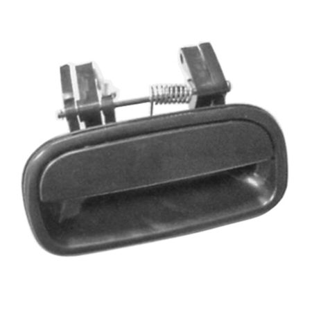 Left Rear door handle outer Access Cab; Black (Code 202) - TOYOTA TUNDRA 2000-2006