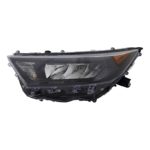 Left Headlamp assy composite LE; North America Built; Black Bezel - TOYOTA RAV4 2019-2021