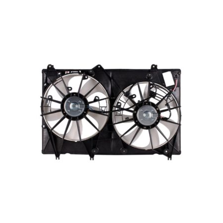 Radiator cooling fan assy 3.5L; Japan Built; w/Towing Pkg; Motor/Blade/Shroud Assy - TOYOTA HIGHLANDER 2008-2010