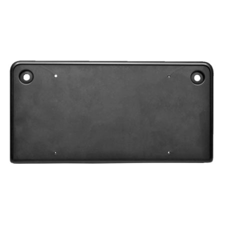 Front bumper license bracket GT|R-LINE; Black/PTM - VOLKSWAGEN PASSAT 2016-2019