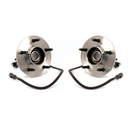 Front Wheel Bearing And Hub Assembly Pair For Ford F-150 4WD with 4-Wheel ABS K70-100375
