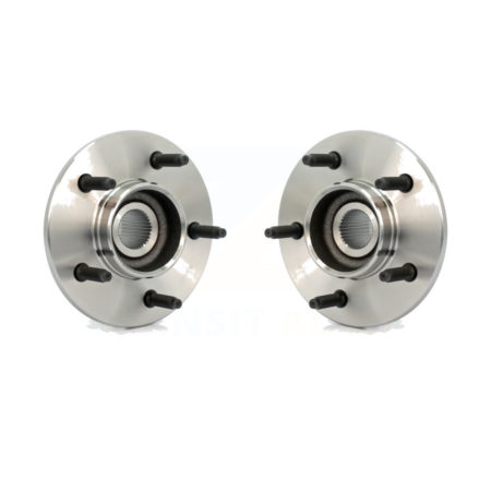 Front Wheel Bearing And Hub Assembly Pair For Ford F-150 4WD with 2-Wheel ABS K70-100378