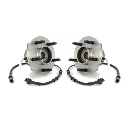 Front Wheel Bearing And Hub Assembly Pair For Ford F-150 Heritage 4WD with 4-Wheel ABS K70-100385