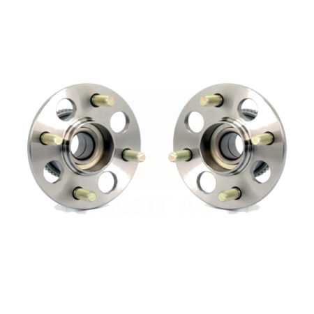 Rear Wheel Bearing & Hub Assembly Pair For Honda Civic Drum rear brakes with 4-Wheel ABS K70-100566