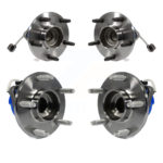Front Rear Wheel Bearing & Hub Assembly Kit For Chevrolet Corvette Cadillac XLR K70-101185