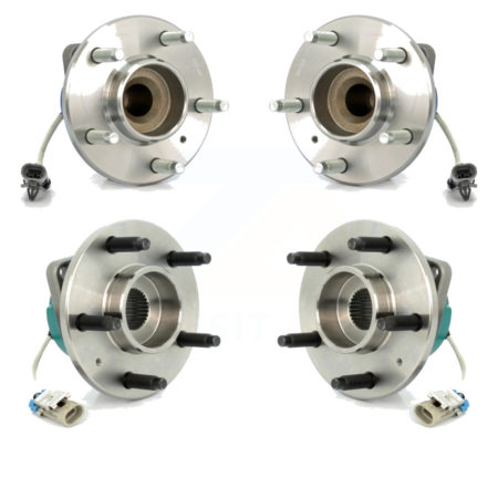Front Rear Wheel Bearing & Hub Assembly Kit For Cadillac CTS STS K70-101193