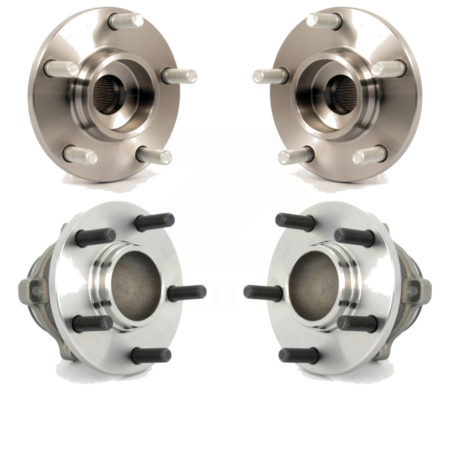 Front Rear Wheel Bearing & Hub Assembly Kit For Mazda 3 4-Wheel ABS K70-101208