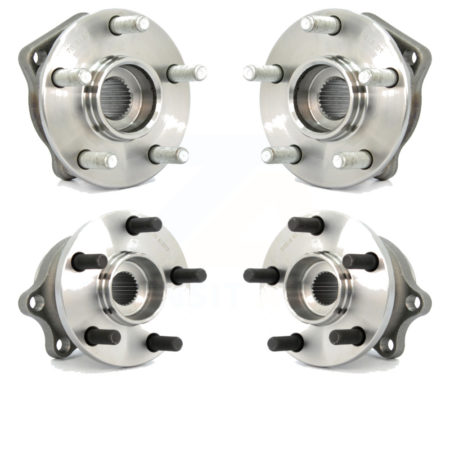Front Rear Wheel Bearing & Hub Assembly Kit For 2005-2009 Subaru Outback Legacy K70-101216