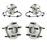 Front Rear Wheel Bearing & Hub Assembly Kit For Jeep Grand Cherokee Commander K70-101227