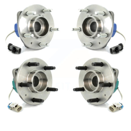 Front Rear Wheel Bearing & Hub Assembly Kit For Cadillac STS AWD with Naturally Aspirated K70-101232