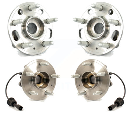 Front Rear Wheel Bearing & Hub Assembly Kit For 2010-2017 Chevrolet Equinox GMC Terrain K70-101262