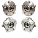 Front Rear Wheel Bearing & Hub Assembly Kit For 2008-2013 Nissan Rogue AWD K70-101269