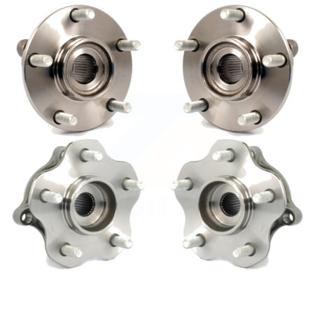 Front Rear Wheel Bearing & Hub Assembly Kit For 2008-2013 Nissan Rogue AWD K70-101269