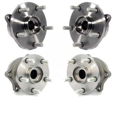 Front Rear Wheel Bearing & Hub Assembly Kit For Subaru Impreza WRX STI K70-101273