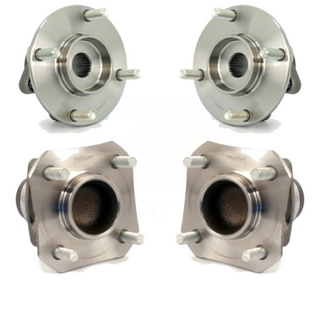 Front Rear Wheel Bearing & Hub Assembly Kit For 2007-2011 Nissan Versa Non-ABS K70-101275