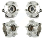 Front Rear Wheel Bearing & Hub Assembly Kit For 2004-2009 Nissan Quest K70-101277